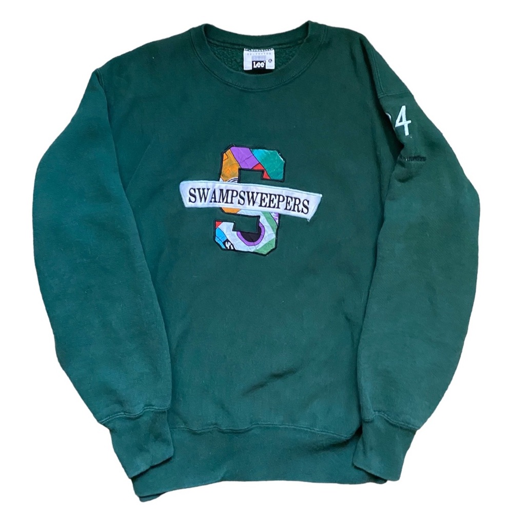 Vintage Swamp Sweepers Crewneck Sweater